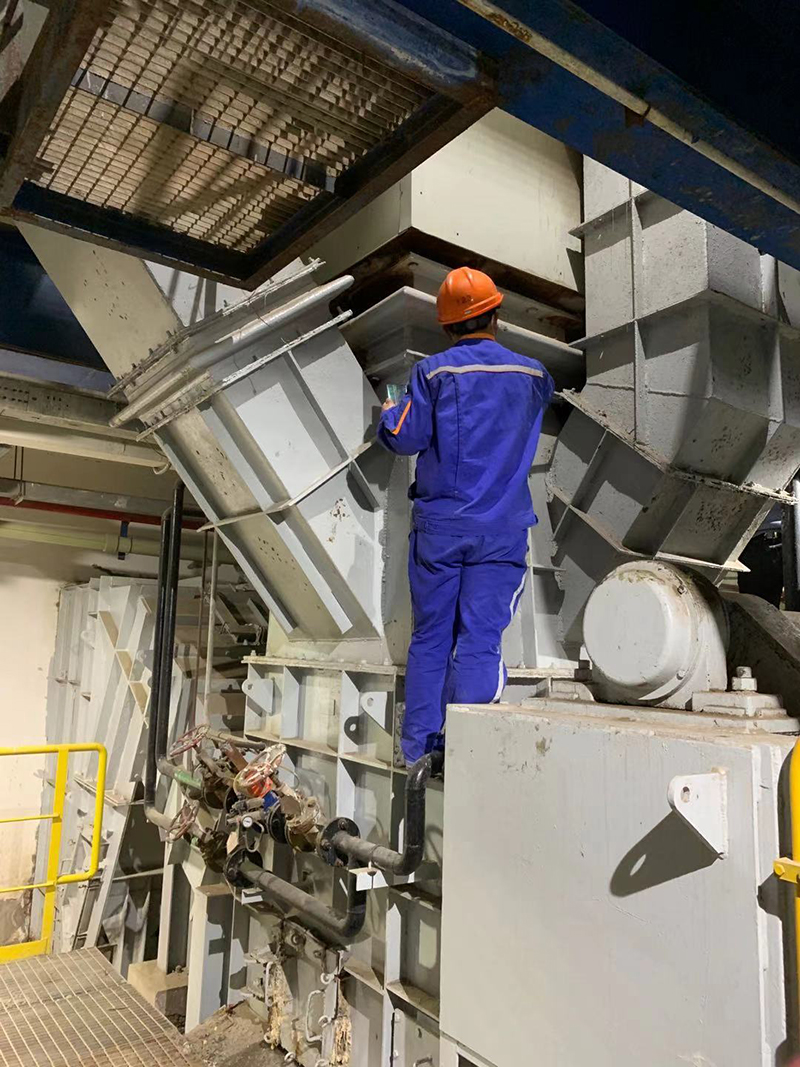 垃圾電廠主灰斗膨脹節項目案例 垃圾電廠主灰斗膨脹節項目案例